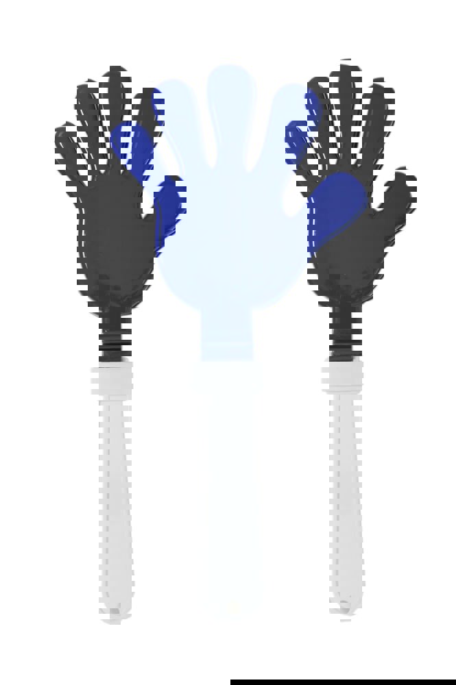 Klapperhand, weiß/rot, one size - weiß/blau