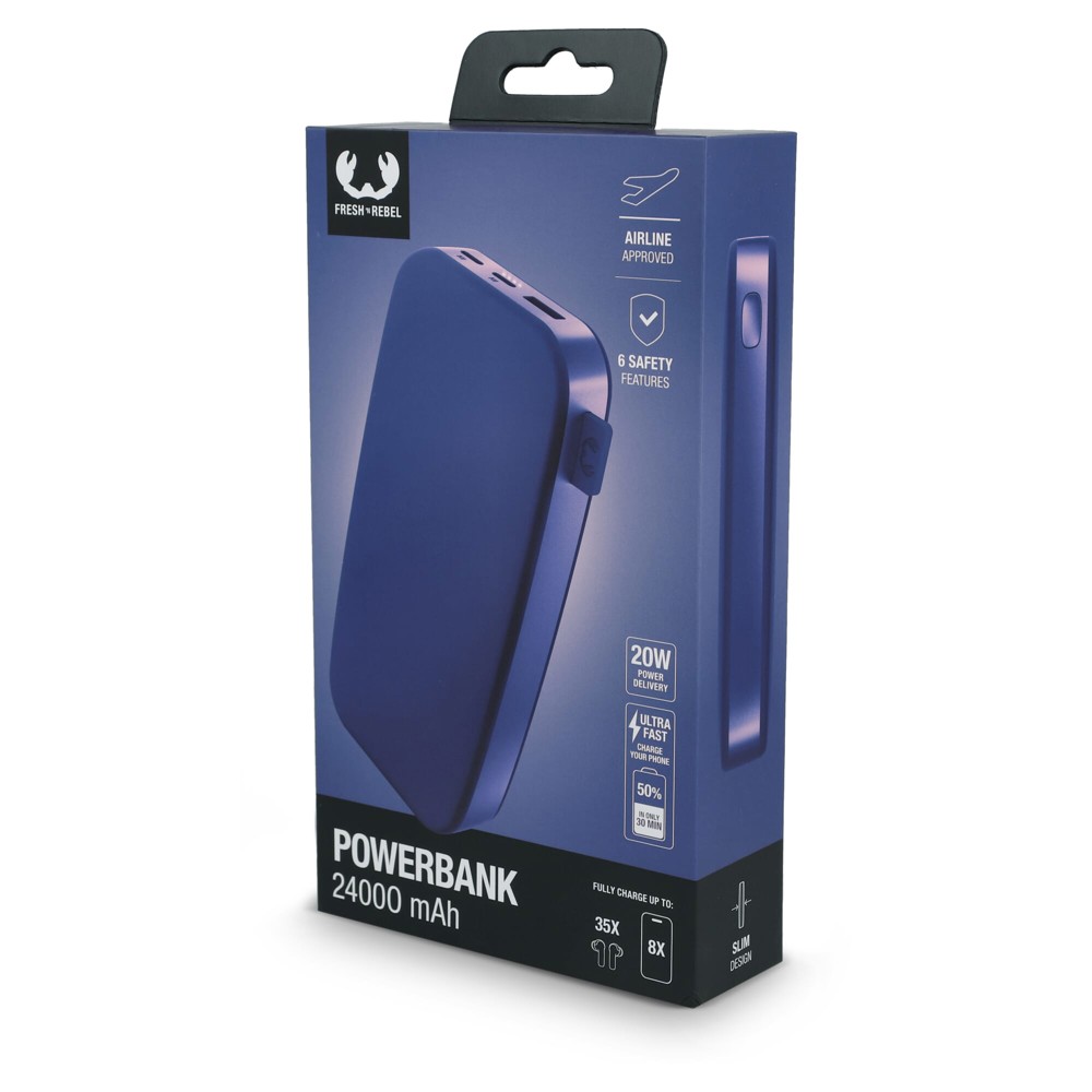 2PB24100 I Fresh 'n Rebel Powerbank 24000 mAh PD USB-C 