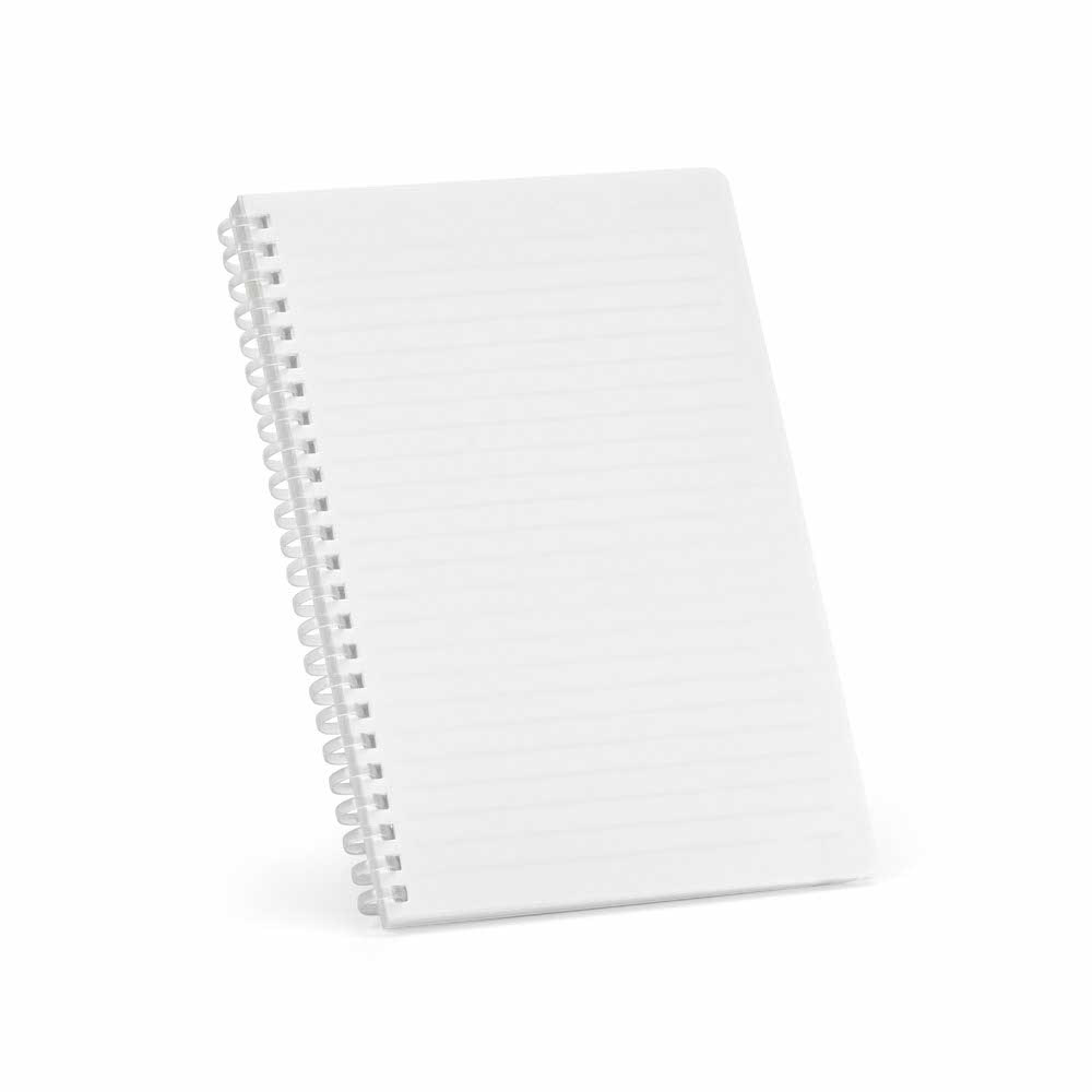 Horace A5 Spiralnotizbuch aus recy. PP. Softcover.70g/m². 160 Seiten. FSC®-zertifiziert. - Marineblau - Weiß