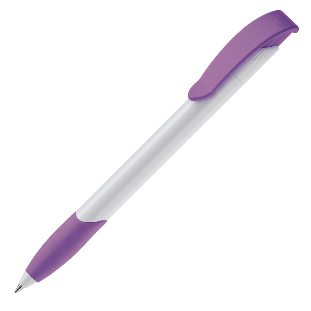 Kugelschreiber Apollo Hardcolour - Weiss / Purple
