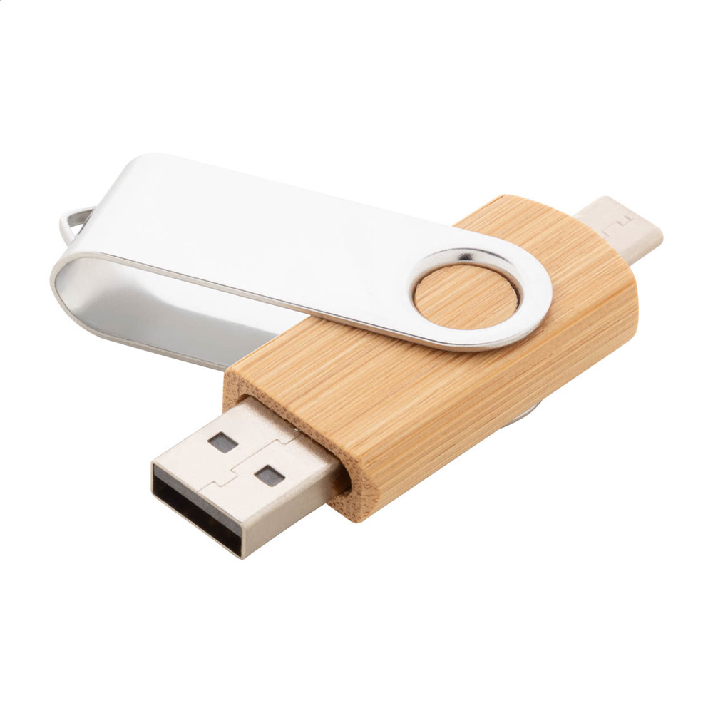 BooSpin - Clé USB OTG - 32GB-blanc