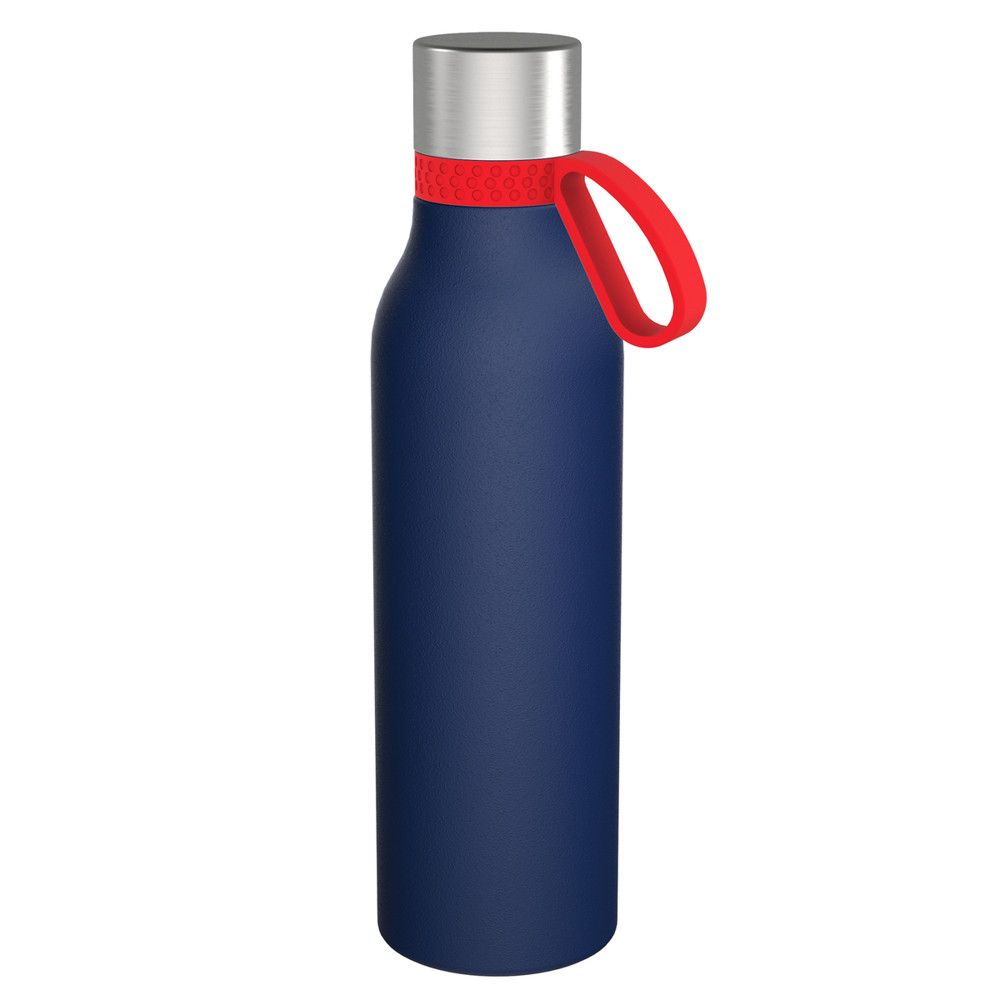Trinkflasche RETUMBLER-myTOULON II 820 - rot, dunkelblau