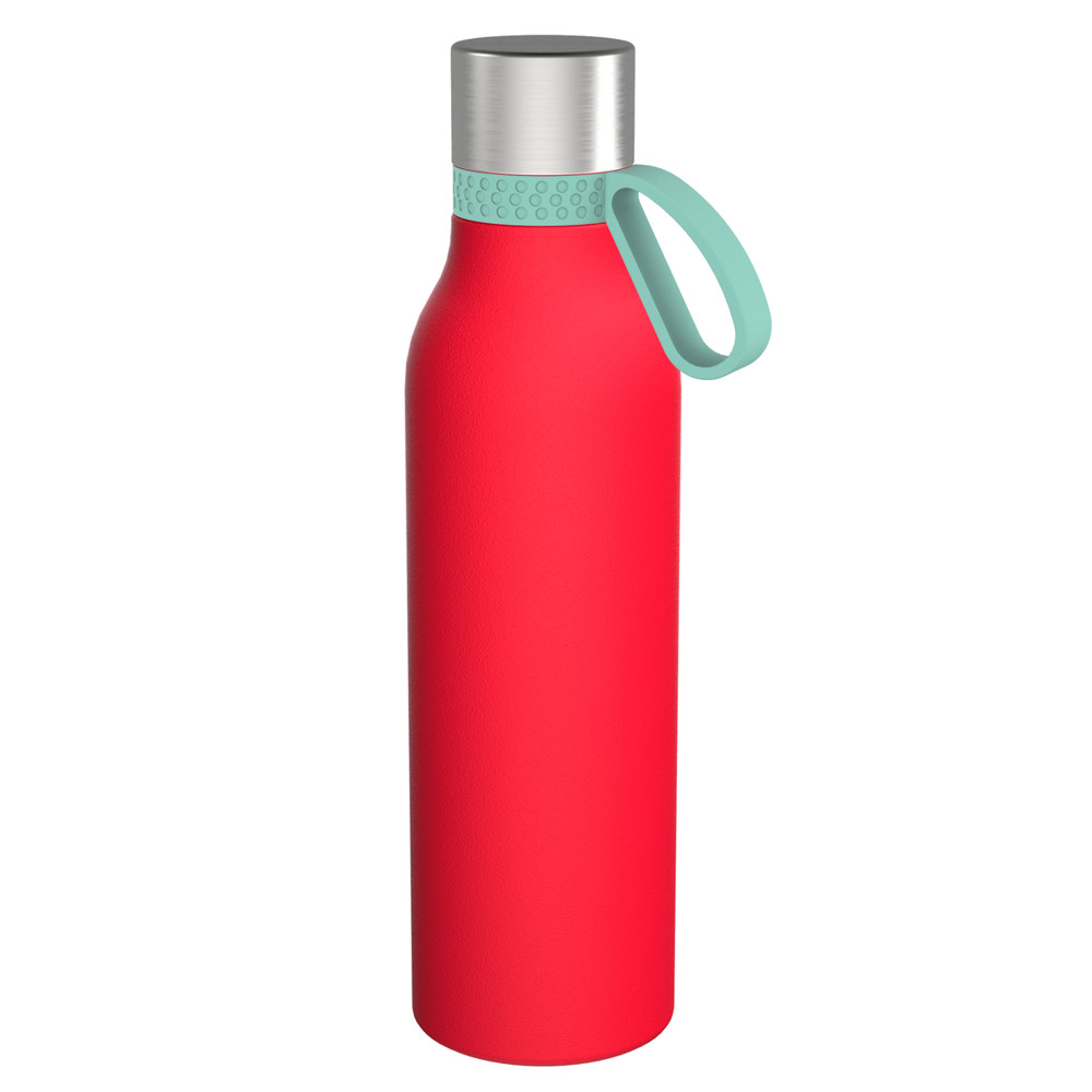 Trinkflasche RETUMBLER-myTOULON II 820 - hellblau, rot