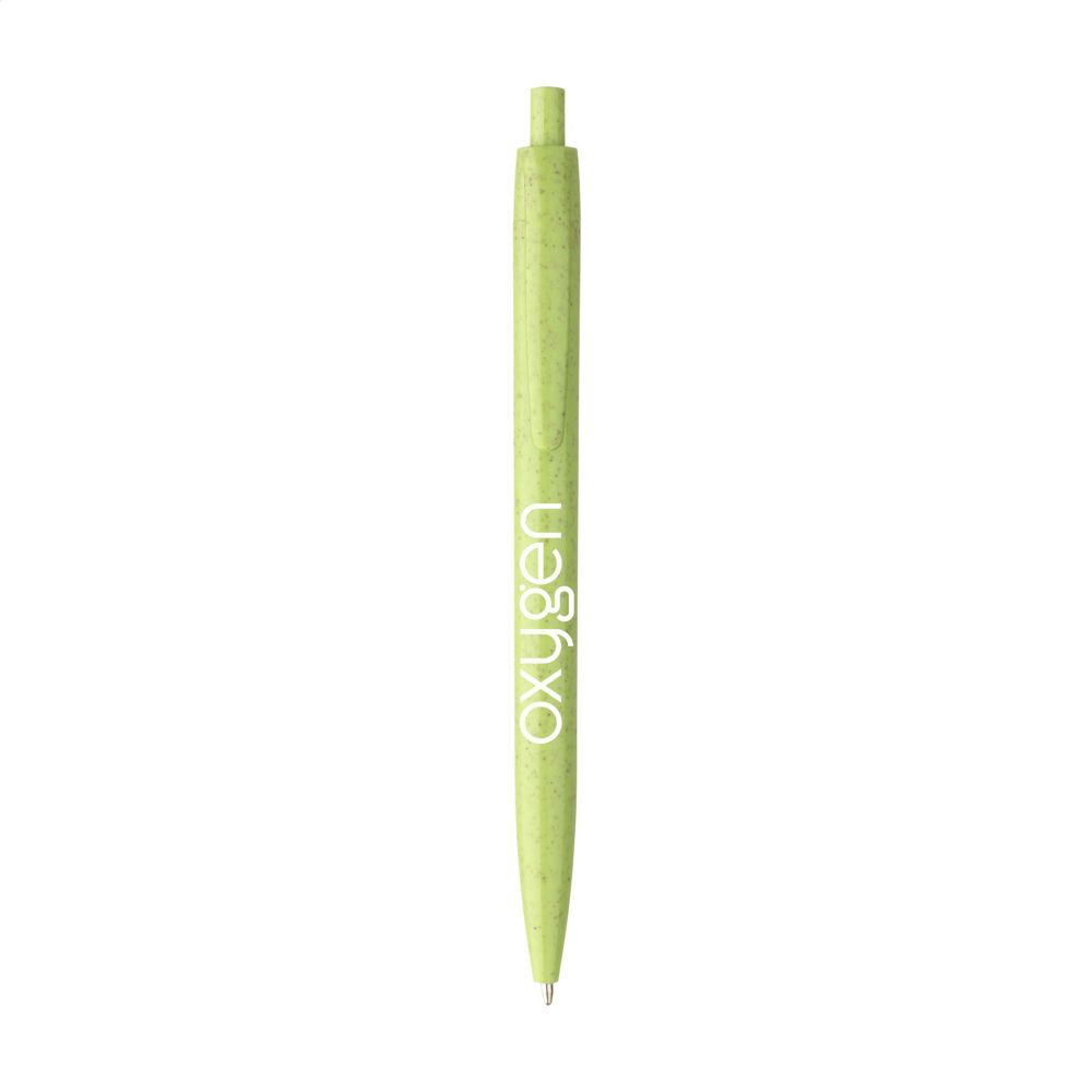 Trigo Wheatstraw Pen stylo - vert (± PMS 2292C)