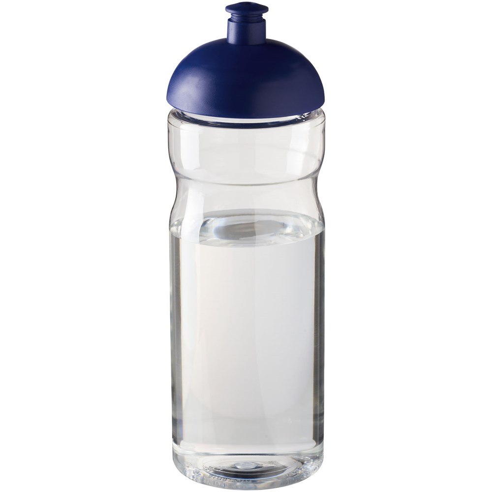 H2O Active® Base 650 ml Sportflasche mit Stülpdeckel - transparent, blau