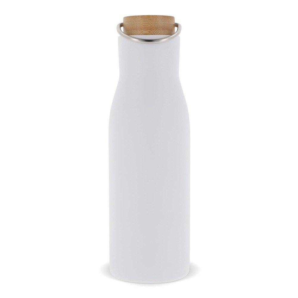 Isolier-Flasche mit Bambusdeckel, 500ml