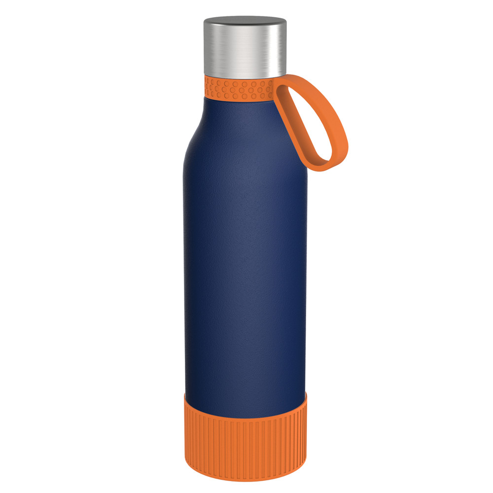 Trinkflasche RETUMBLER-myTOULON II 820 - orange, dunkelblau