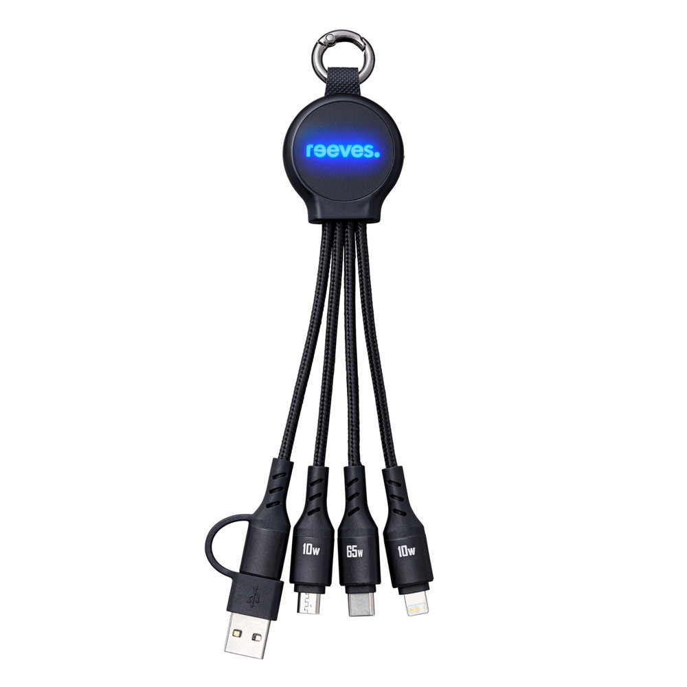 6-in-1 Ladekabel mit Beleuchtung REEVES-PUHALANI SWITCH