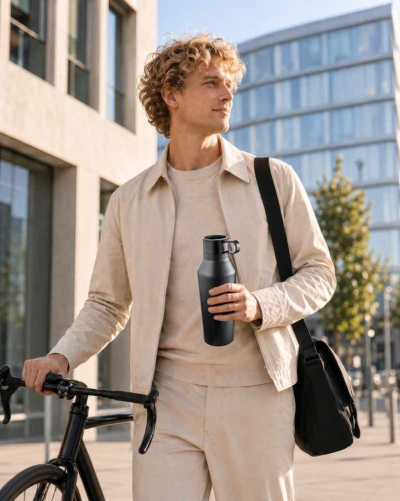 TROIKA Smarte Thermoflasche HYDRATION COACH