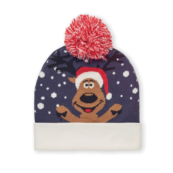 SHIMAS HAT - Weihnachtliche Strickmütze - Blau