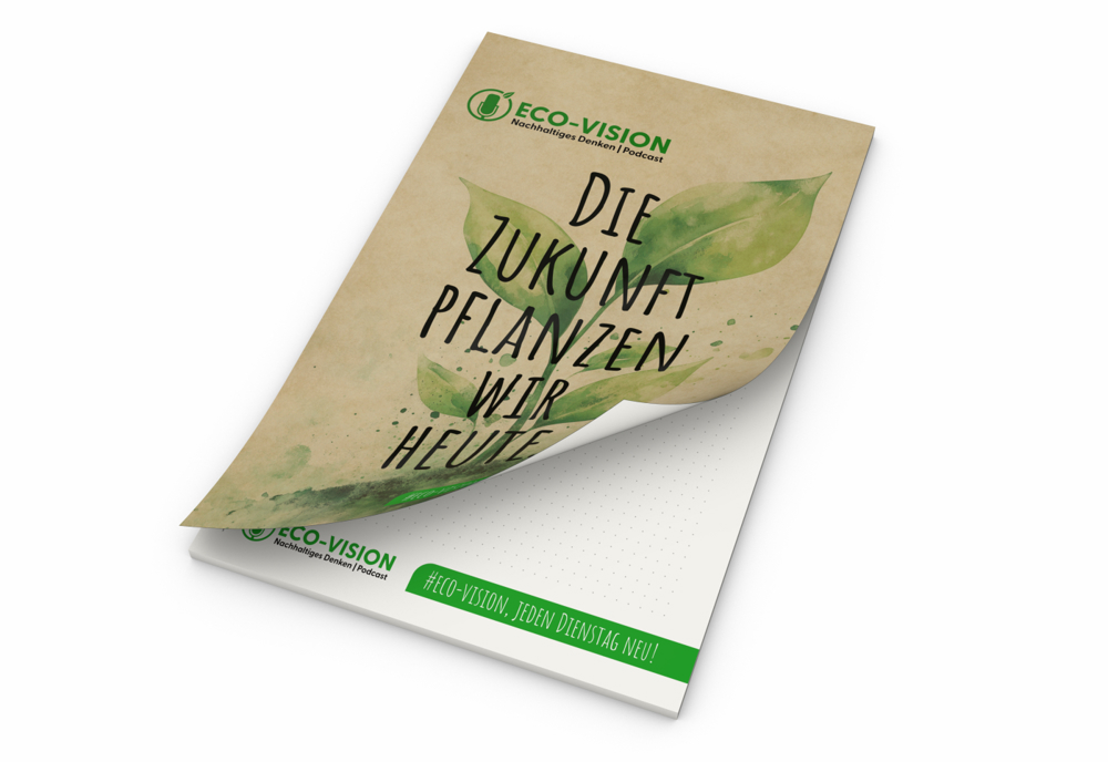 Schreibblock Cover Recycling-Inhaltspapier, A5, 50 Blatt, Abheftlochung 2-fach