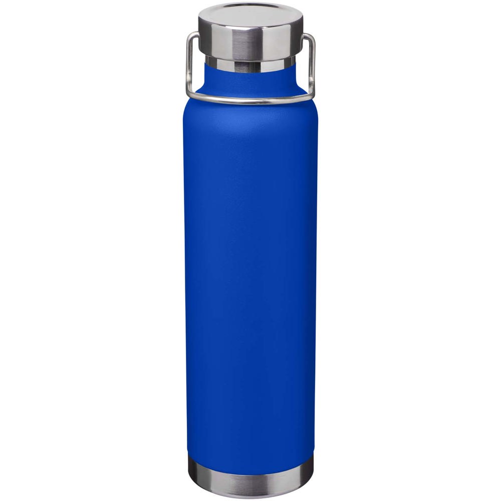 Thor 650 ml RCS-zertifizierte Kupfer-Vakuum Isolierflasche aus recyceltem Edelstahl  - royalblau