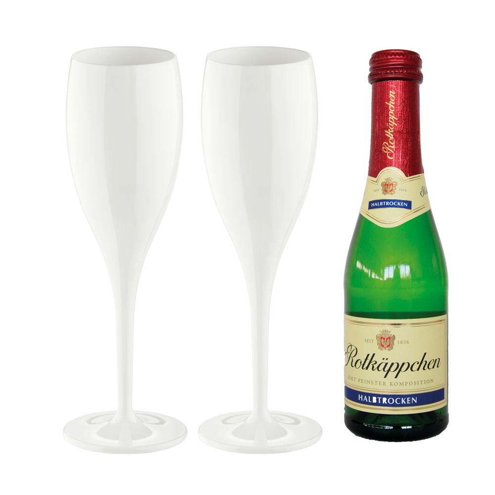 KOZIOL CHEERS No. 1 Superglas 100ml + Piccolo halbtrocken