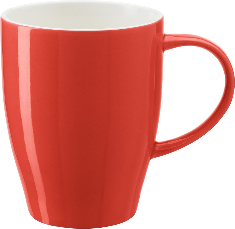 Tasse Paula | New Bone China | Zweifarbig - Rot