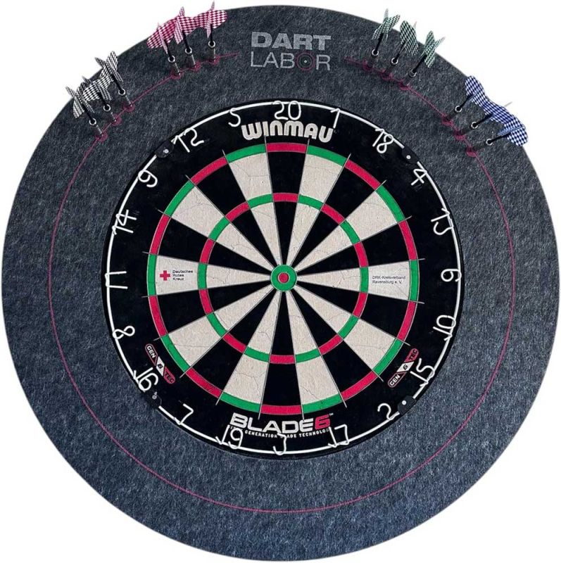 Allflash Dart Labor Darthalterung Catchring 69 cm | Platz für 12 Pfeile