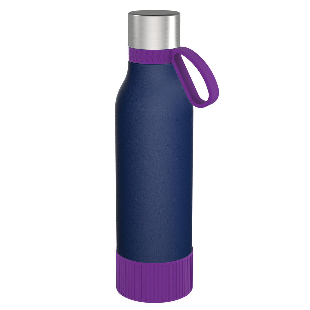 Trinkflasche RETUMBLER-myTOULON II 820 - lila, dunkelblau
