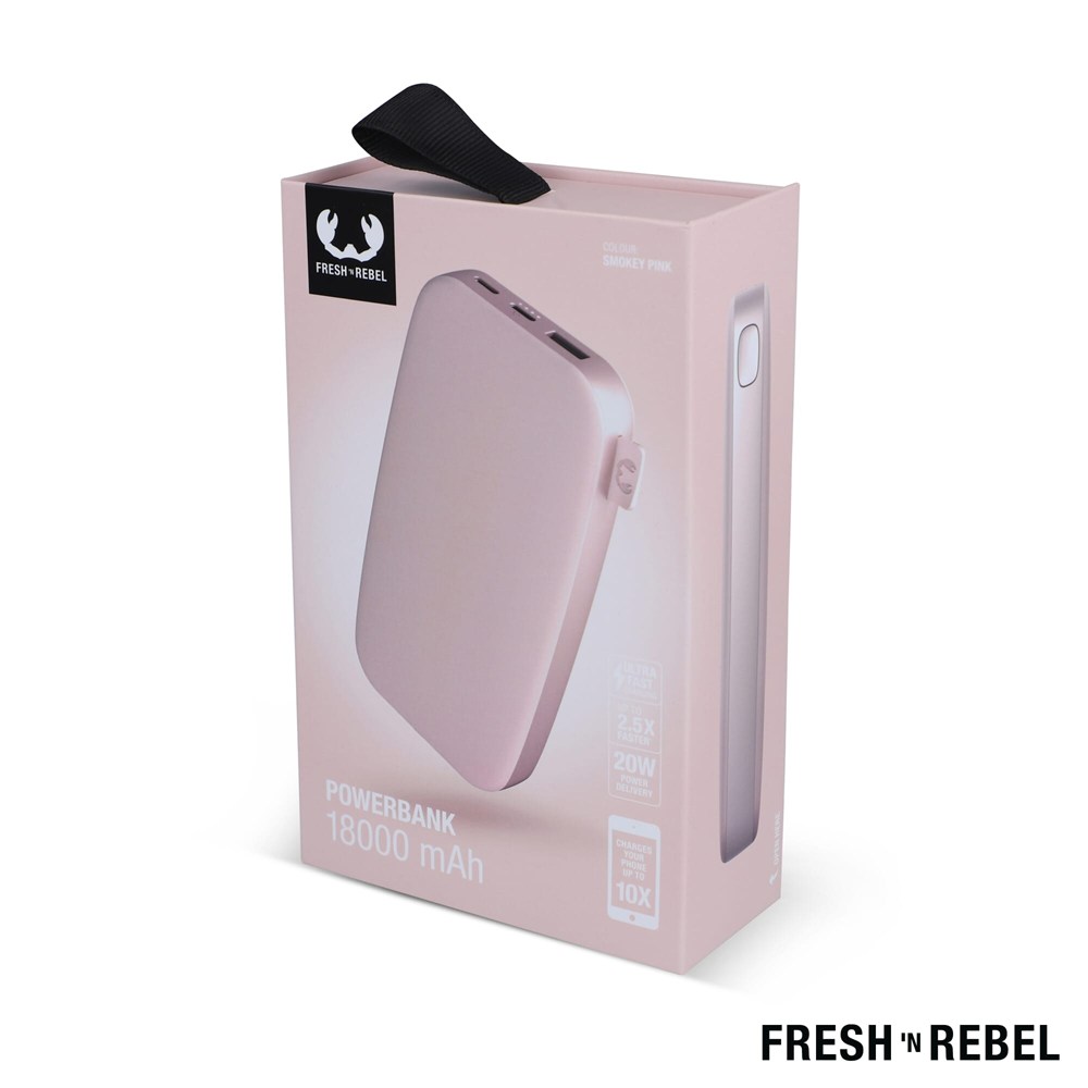 2PB18100 | Fresh 'n Rebel Powerbank 18000mAh USB-C Fast Charging 20W