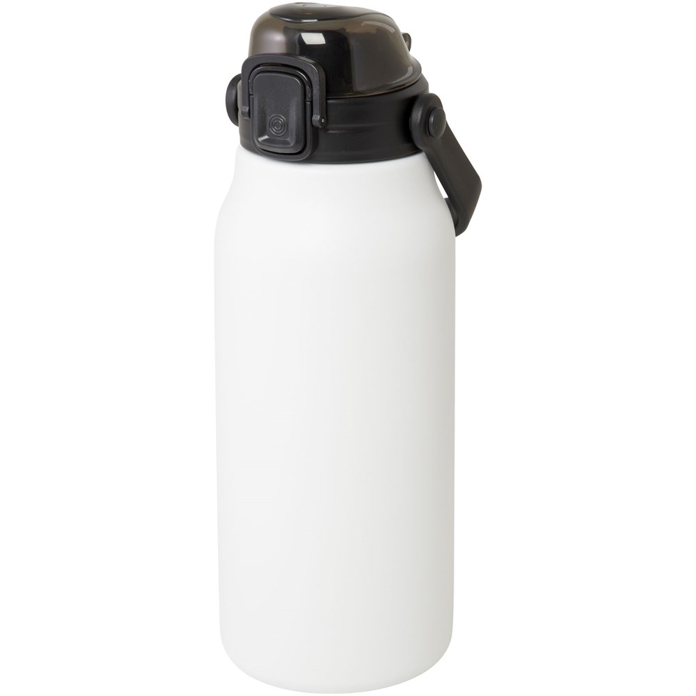 Giganto 1600 ml RCS-zertifizierte Kupfer-Vakuum Isolierflasche aus recyceltem Edelstahl  - weiss