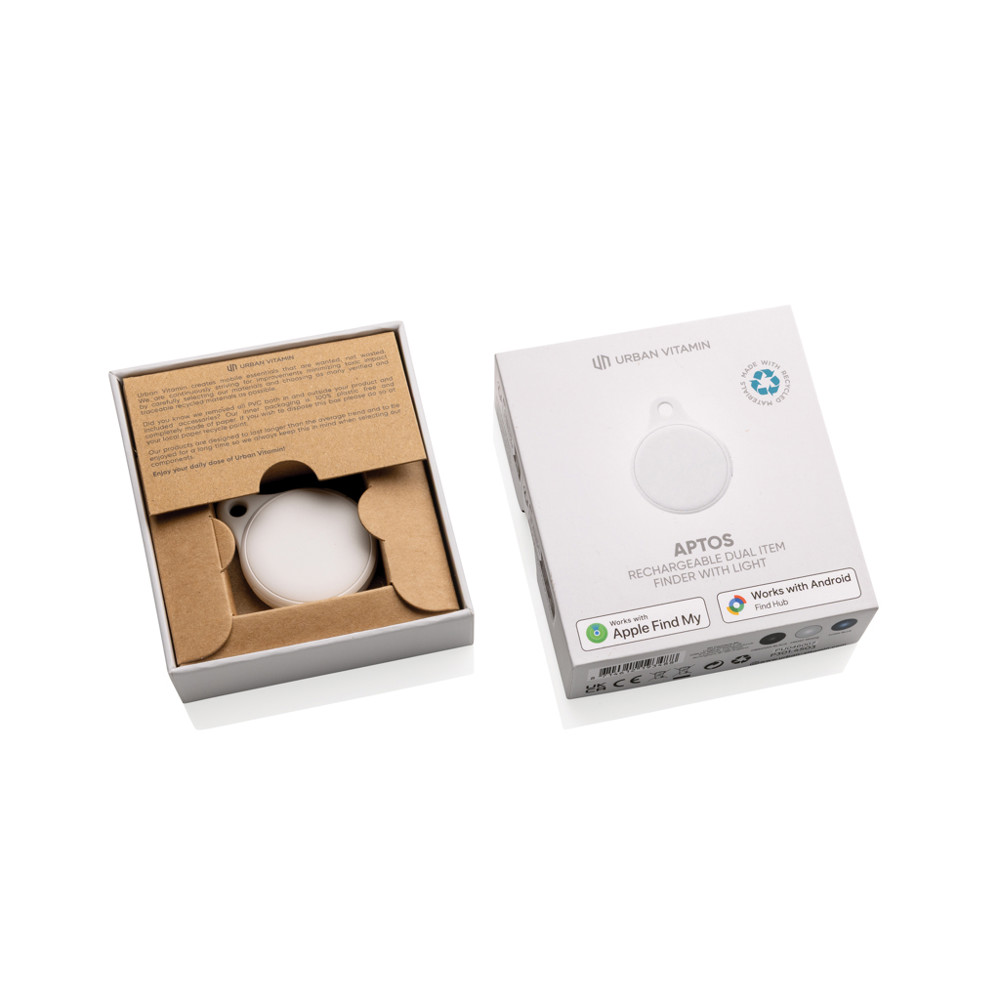 Localisateur rechargeable avec lampe Urban Vitamin Aptos