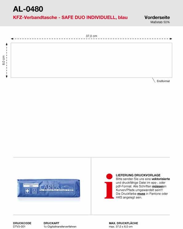 Allflash Kfz-Verbandtasche Safe Duo Individuell