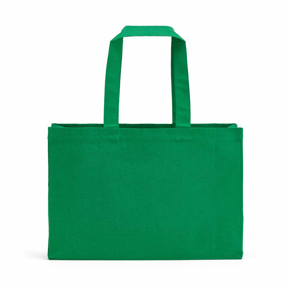 Makalu Einkaufstasche aus recy. Baumwolle, 280g/m², 65cm Henkel - Grün