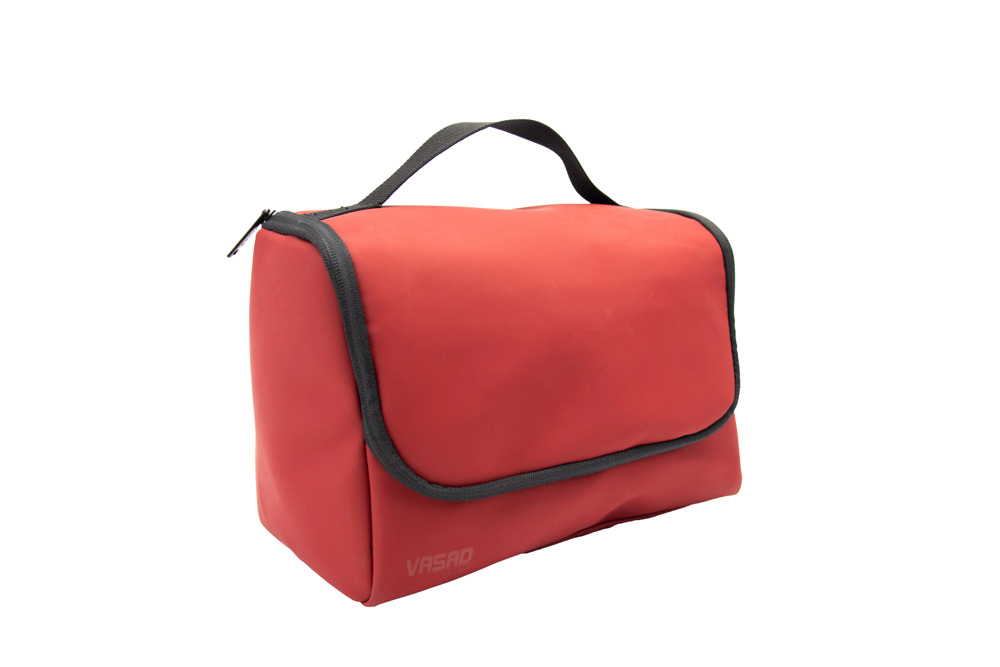 VASAD Style Kulturtasche, Schwarz - burgundy