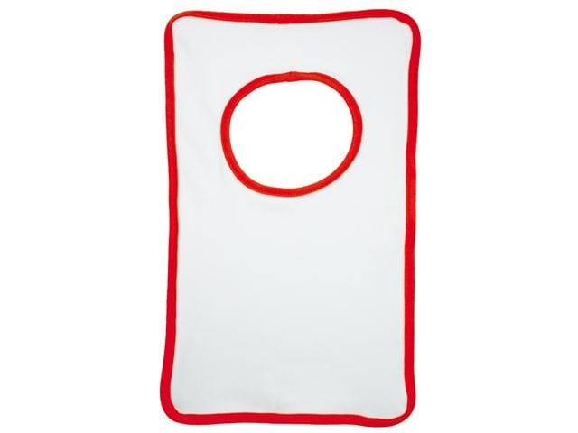 Nilton's Babylätzchen - Weiß (WHITE) / Rot