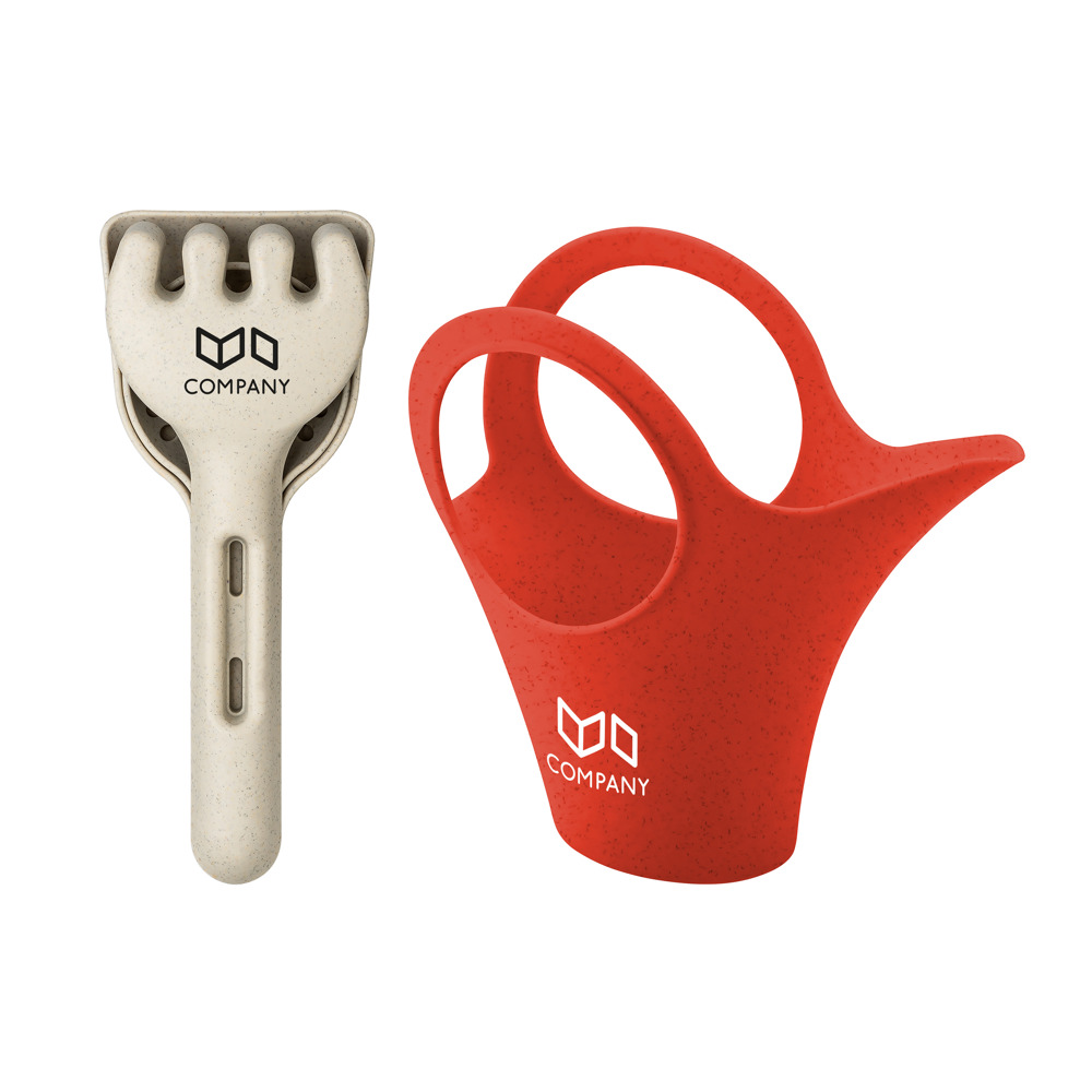 KOZIOL KLIKK SAND READY GARDEN Sandwerkzeug Set 3-teilig + Gießkanne