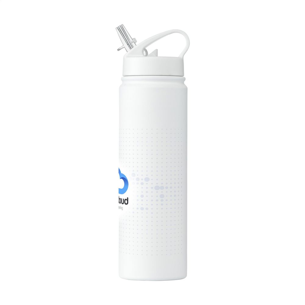 Skylar RCS Recycled Steel Water Bottle 900 ml - Weiß