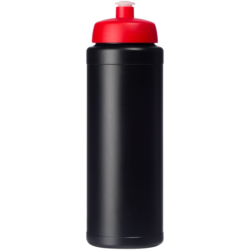 Baseline® Plus 750 ml Flasche mit Sportdeckel - schwarz, rot