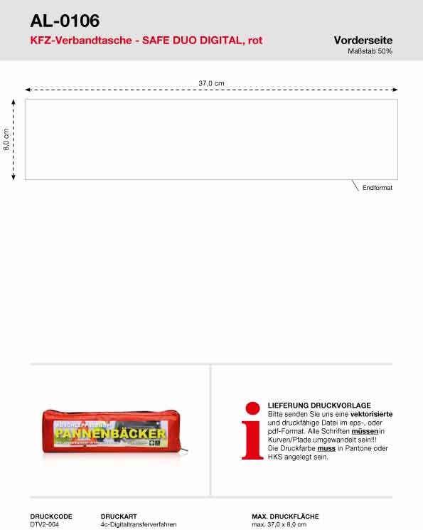 Allflash Kfz-Verbandtasche Safe Duo Digital