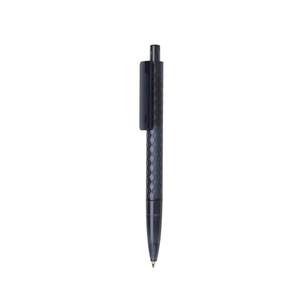 X3 Frosted-Pen aus GRS recyceltem PC - navy blau (± PMS 4280C)