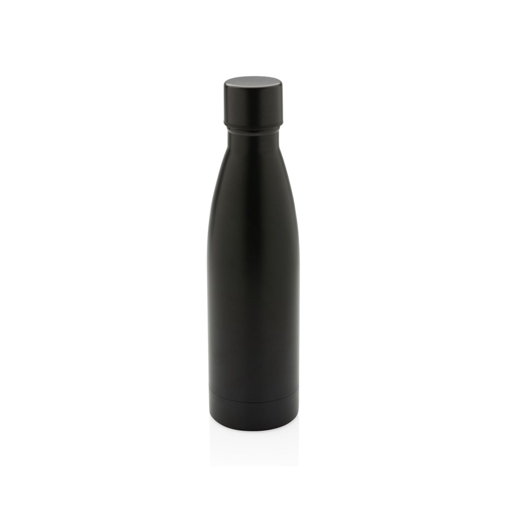 RCS recycelte Stainless Steel Solid Vakuum-Flasche - schwarz (± PMS Black c)