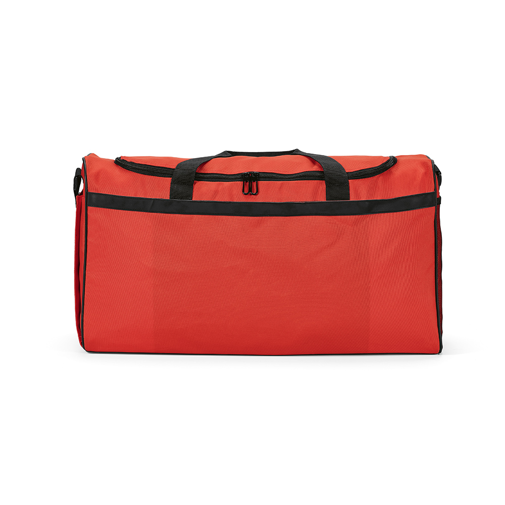 Sac sport São Paulo L 50L rPET, bandes réfléchissantes - Rouge