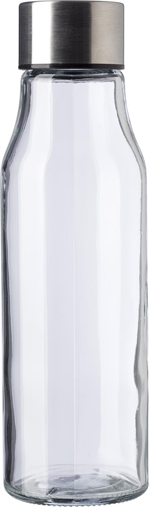 Trinkflasche aus Glas und rostfreiem Stahl (500 ml) Andrei - Neutral