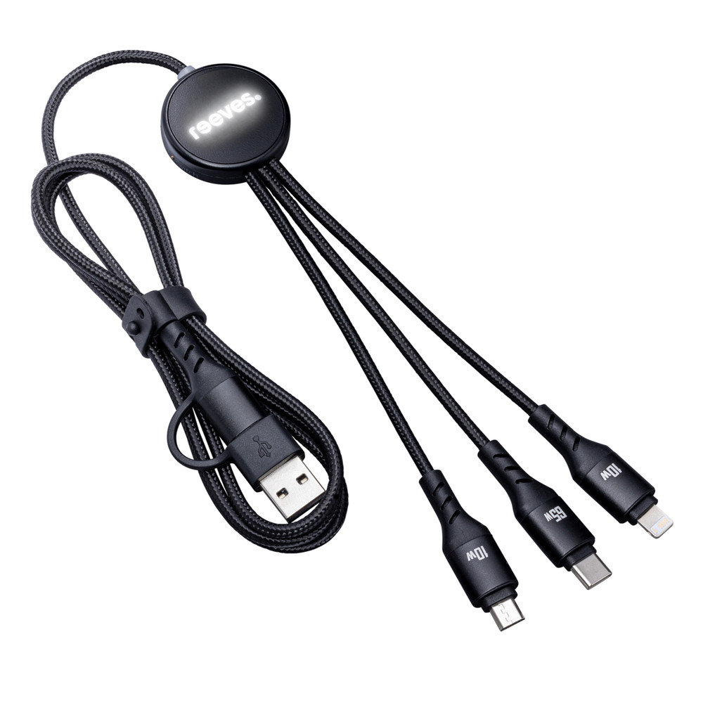 6-in-1 Ladekabel mit Beleuchtung REEVES-PUHALANI LONG