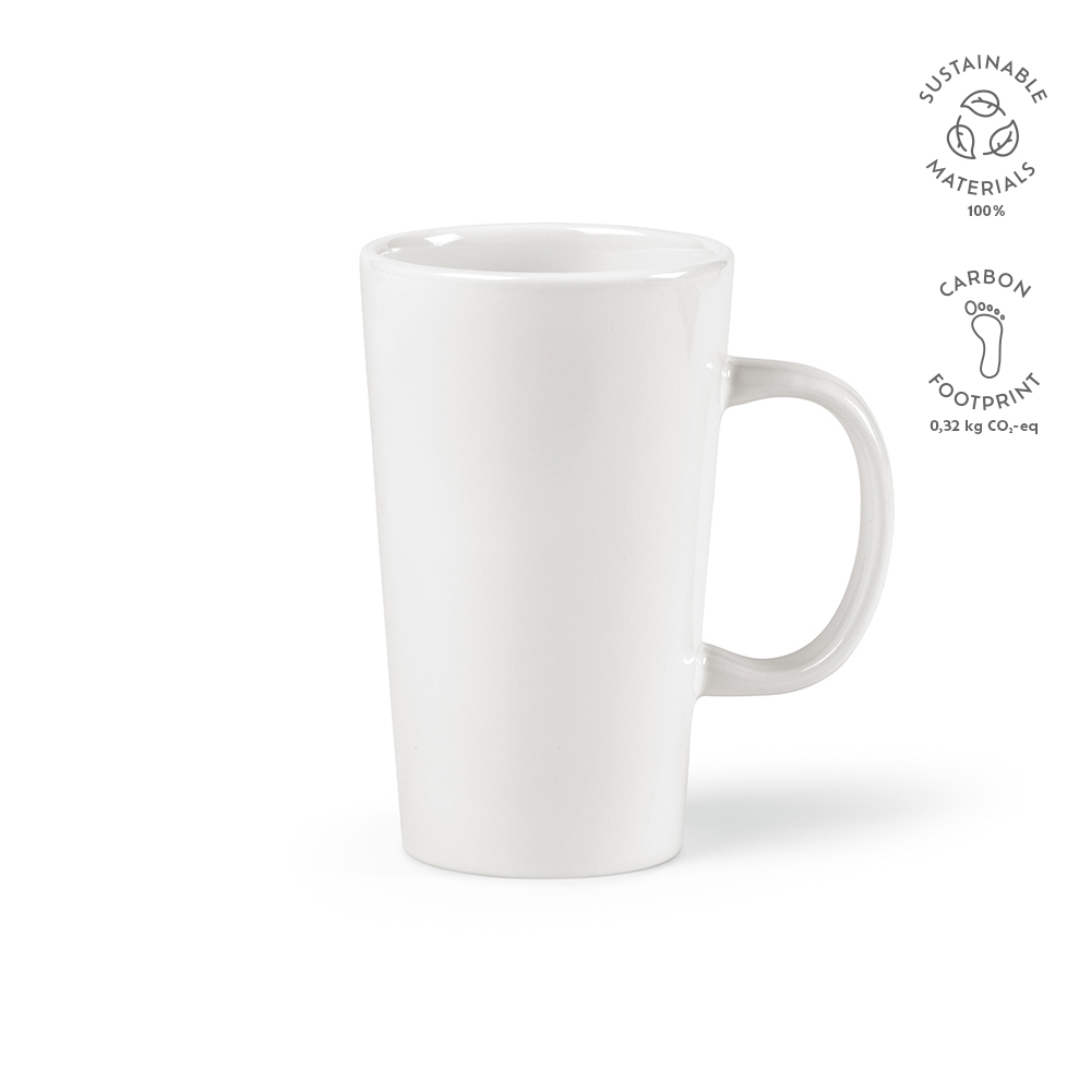 Mekong Tasse aus Keramik, 310 ml - Weiß
