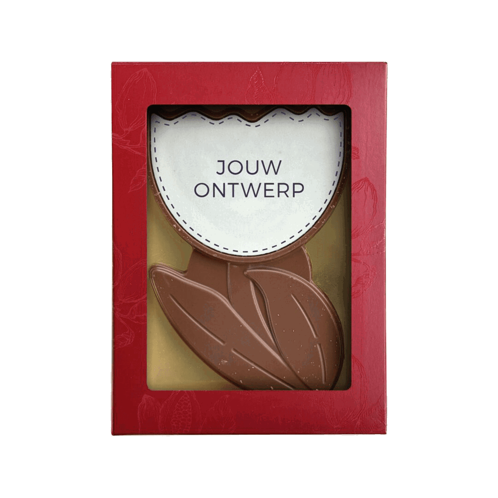 Schokoladen-Blume | Milch | eigenes Design | 175 g