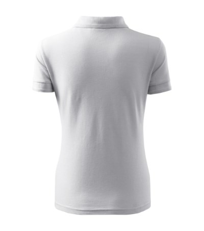 Polohemd Damen Pique Polo weiss