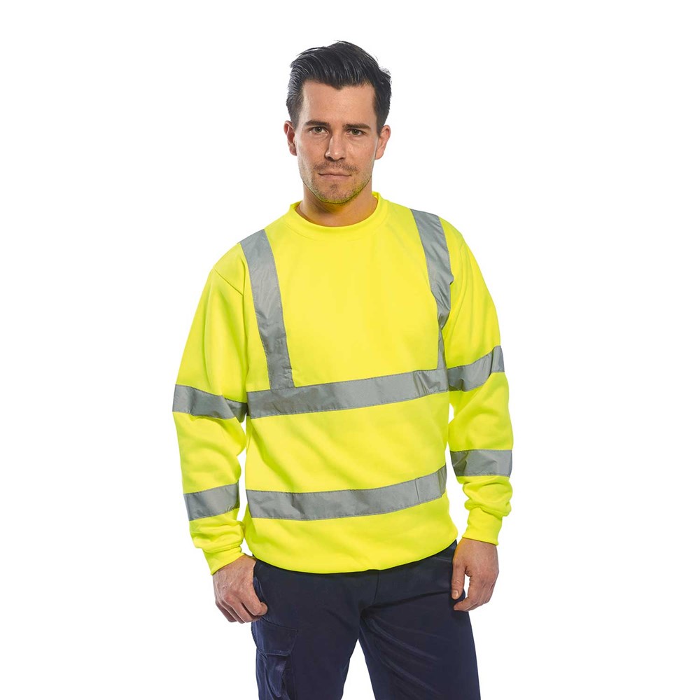 Warnschutz-Sweatshirt, SAFE TOUCH Warnschutz-Sweatshirt, SAFE TOUCH