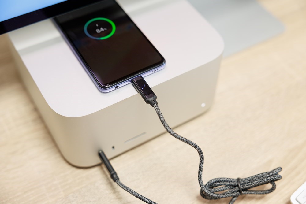 Ladekabel aus Nylongewebe 65W Claudia