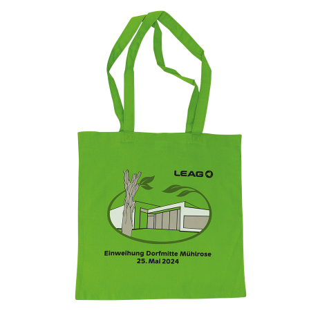 Baumwolltasche farbig, 140 g/m2 - hell grün
