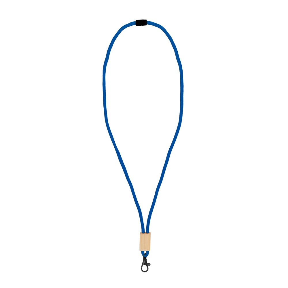 R-PET Kordel-Lanyard - Blau