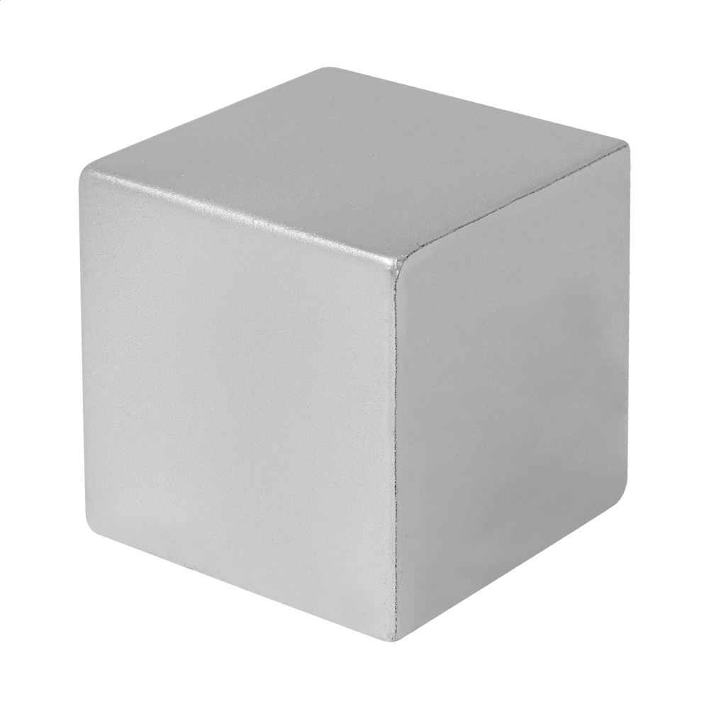 Cubix Shine - Metallic Antistressball - silber