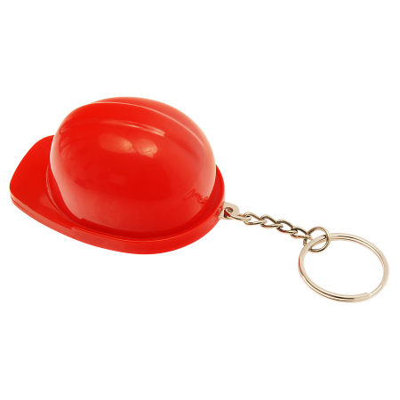 Schlüsselanhänger Helm mit Flaschenöffner - rot