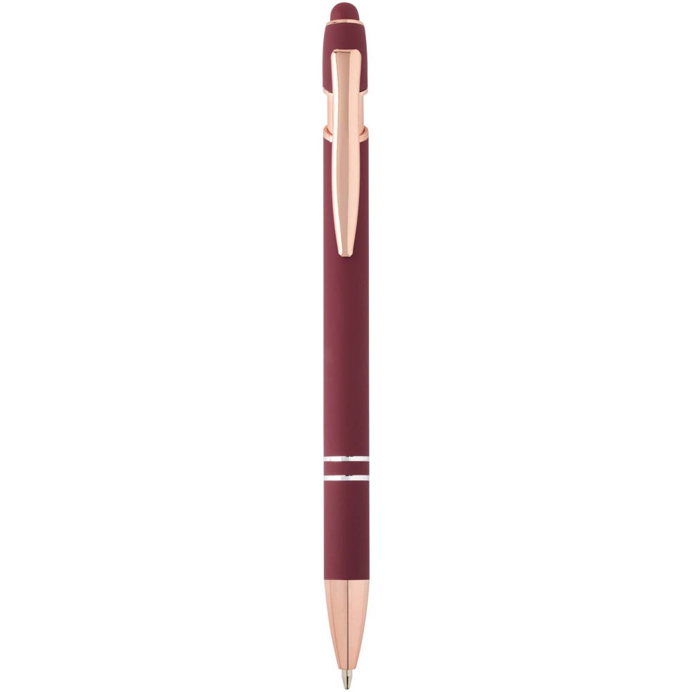Nanna Kugelschreiber mit Roségold Finish  - bordeaux