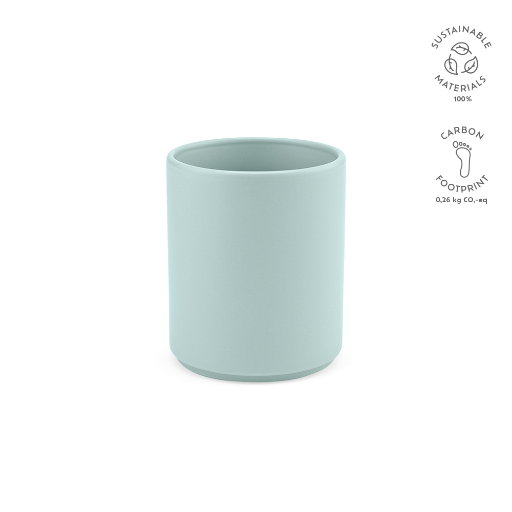 Tiber 250 Tasse aus Kermaik, 240ml. Matte Oberfläche - Mattgrün - Pastelblau