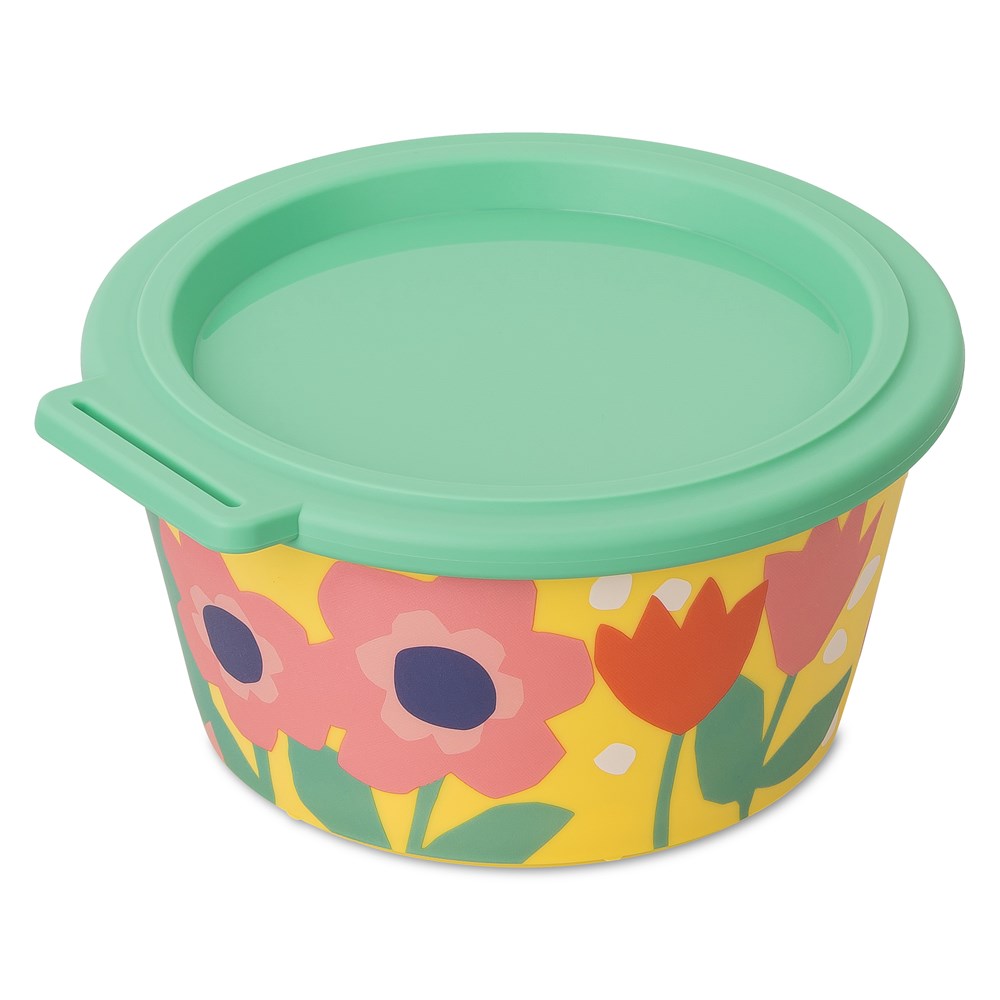 KOZIOL NORA BOX 700ml BLOOMS Schale 700ml mit Deckel