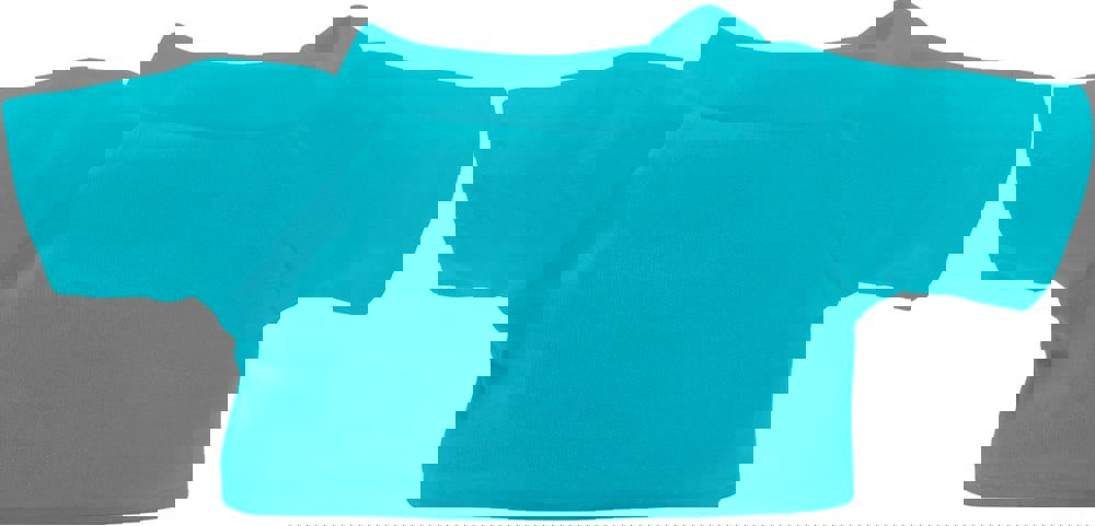 Mini-T-Shirt, blau, M - türkis