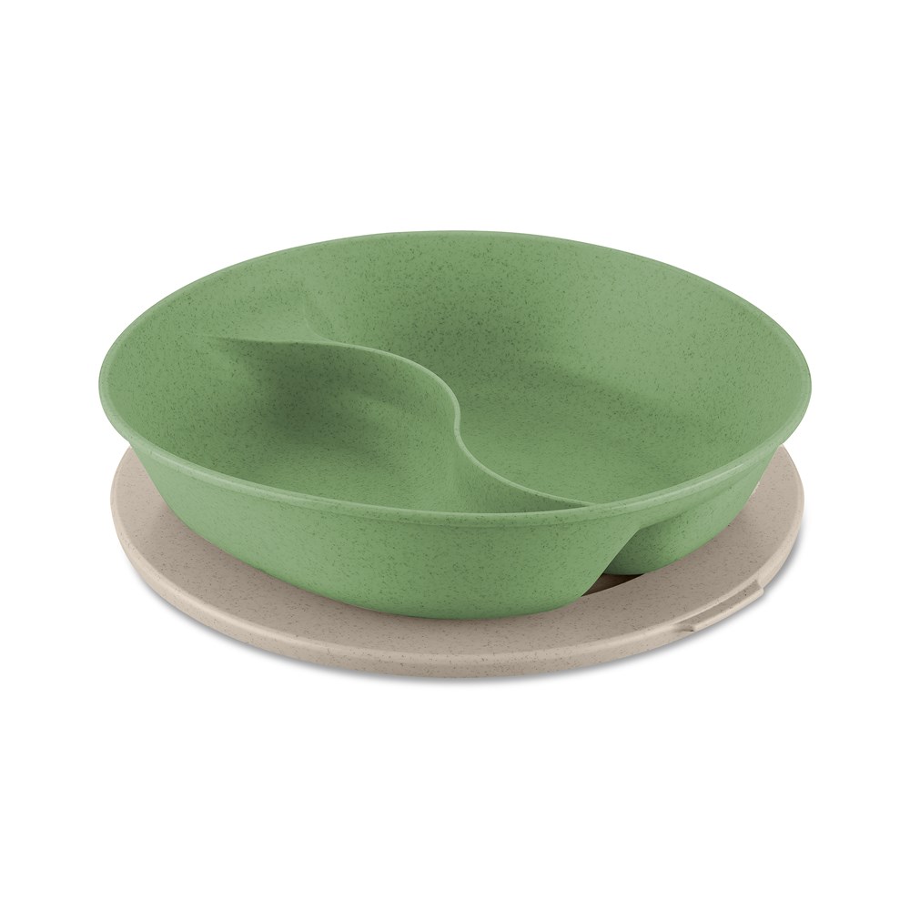 CONNECT SEPAREE 1,5 Menüteller mit Deckel 1,5l - nature leaf green